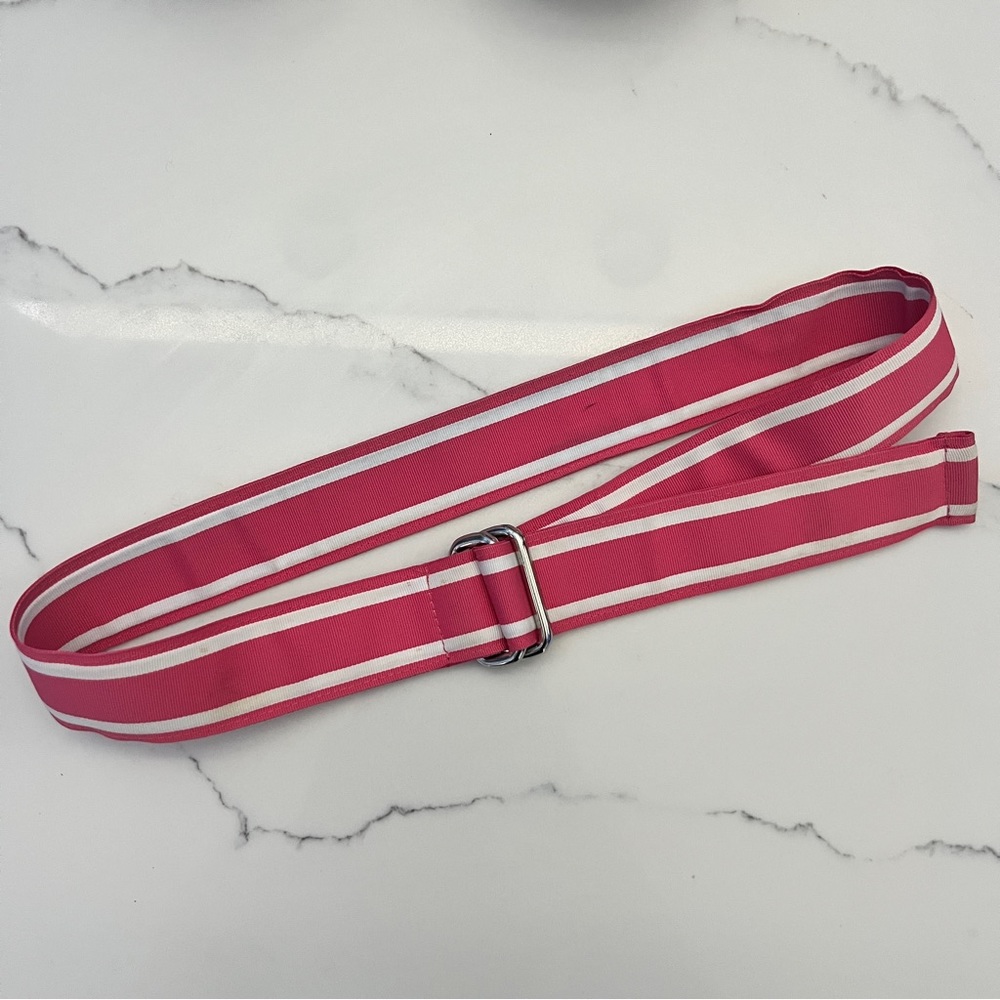 Pink Land’s End Ribbon Belt